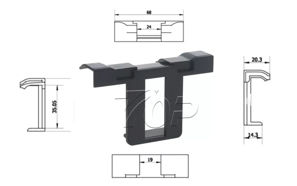 Plastic Water Drainage Clips