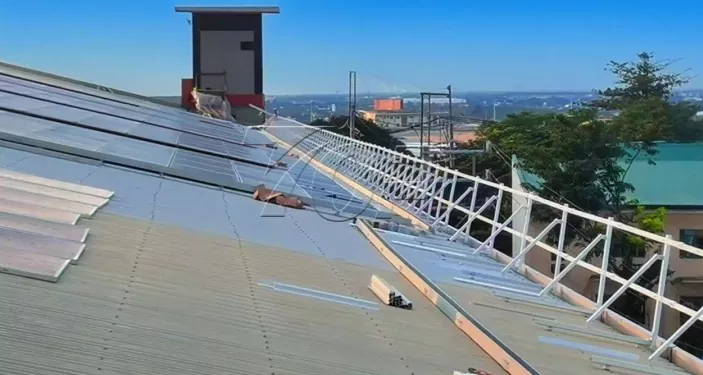 Roof Safety Fall Guardrail System