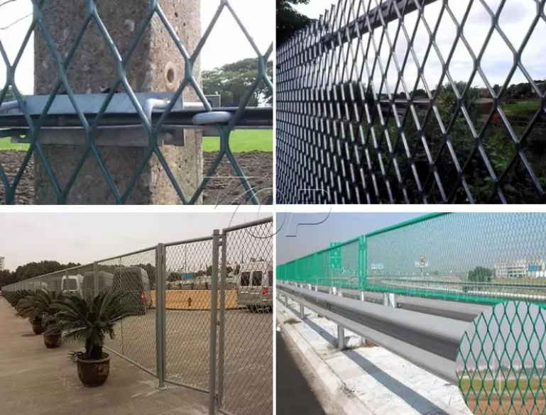 Diamond Shaped Wire Mesh Fence Solar System